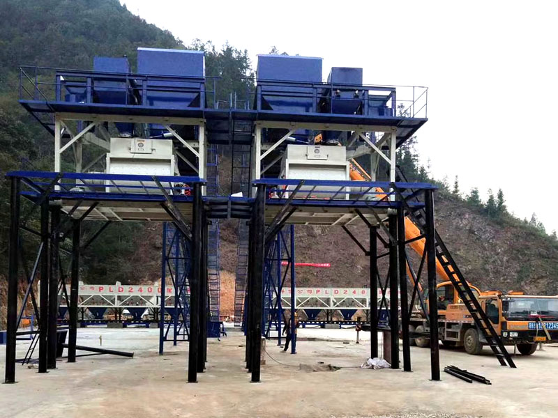 小型混凝土攪拌站，有3種布置方式，攪拌站廠家建站供應(yīng)！