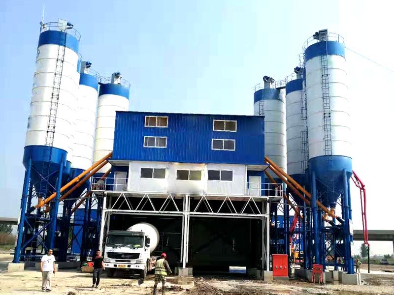 HZS180混凝土攪拌站平面圖-安裝順序，攪拌站廠家設(shè)計建站