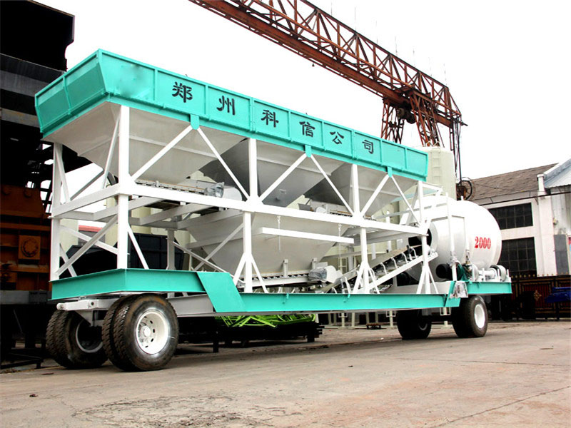2方車載式移動式攪拌站，小型移動混凝土攪拌車一體機(jī)
