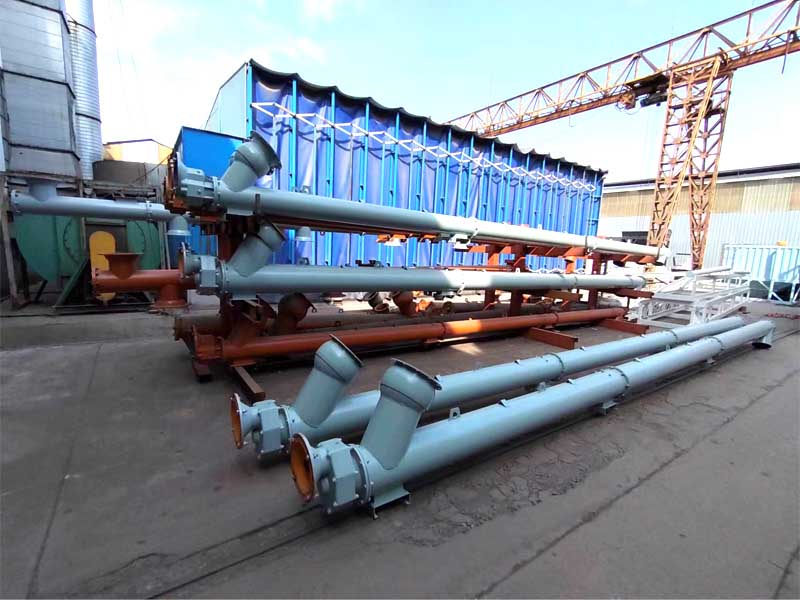 粉體輸送設備制造廠家，建筑設備使用的螺旋輸送機